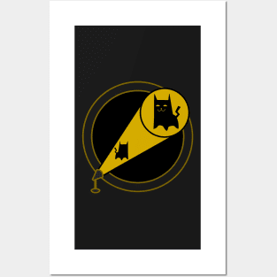 Cute Batcat | Shadow Cat | Kitty | Kitten | funny cat Posters and Art